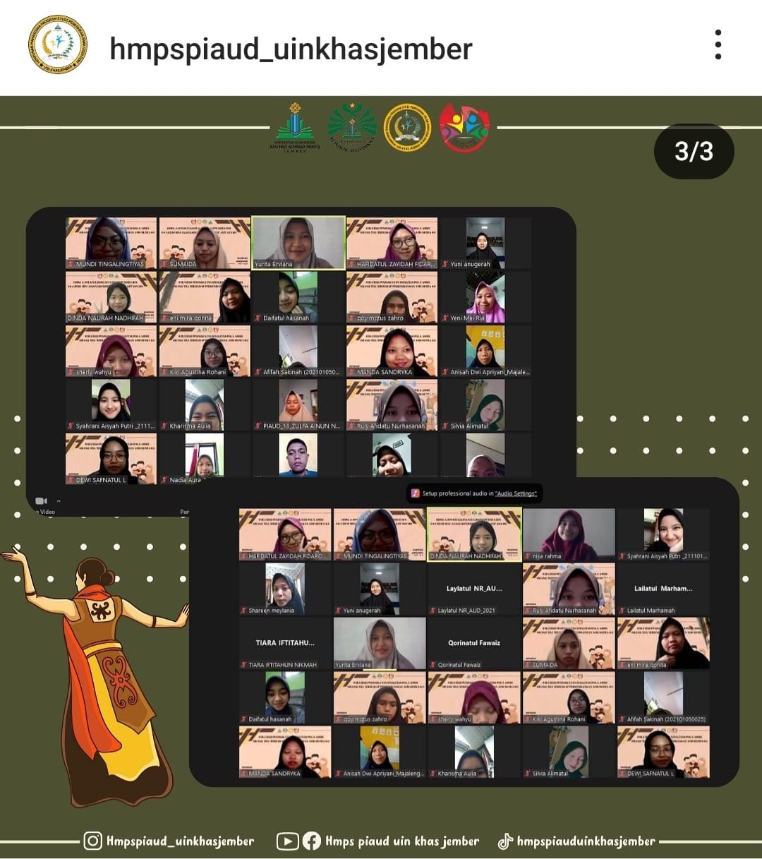 Seminar Nasional "Strategi Peningkatan Kualitas Pola Asuh Orang Tua Terhadap Perkembangan Anak Usia Dini di Era 5.0"